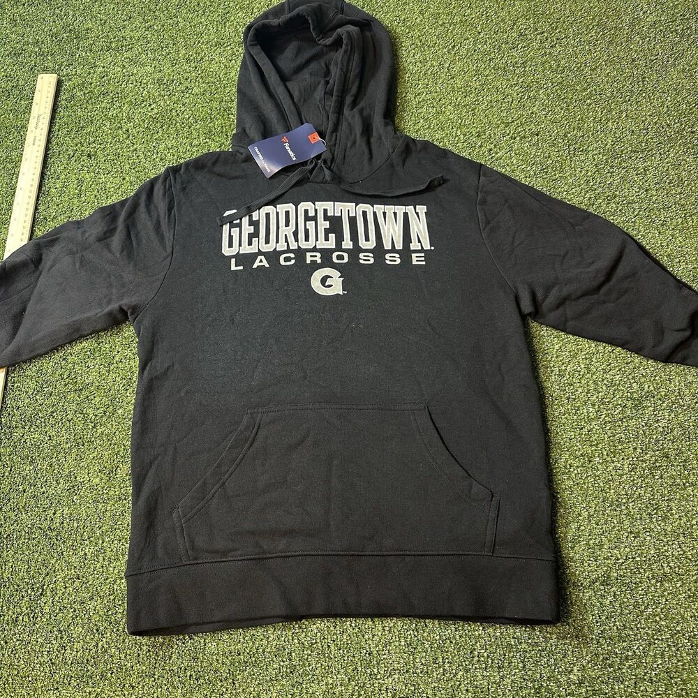 Georgetown Hoyas Lacrosse Fanatics Hoodie Sweatshirt - Size M NWT